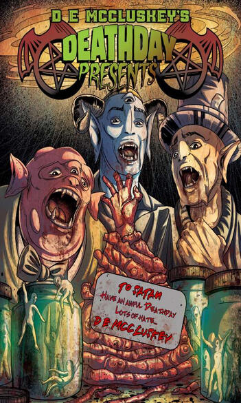 DeathDay Presents - A comedy horror graphic novel based in Hell